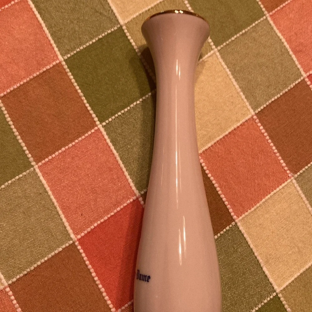 Vintage university of Notre Dame bud vase